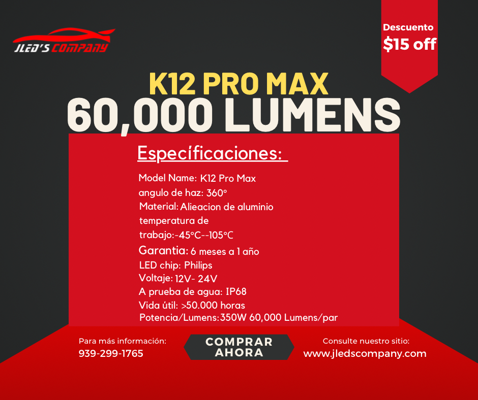 K12 Pro Max 60,000 Lumens