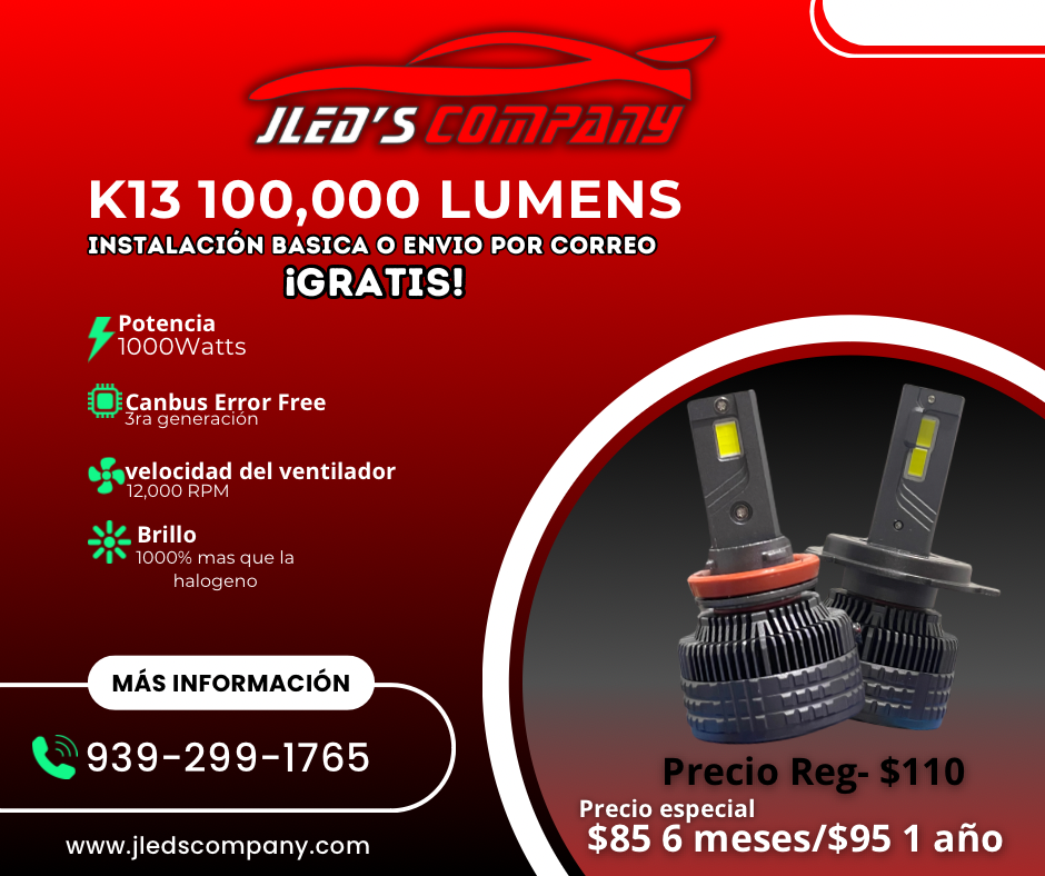 K13 Series 100,000 Lumens